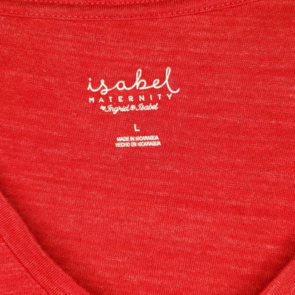 Isabel Maternity Large Shirt Ash Red - Picture 4 of 5